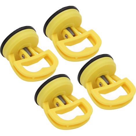 Lot de 4 ventouses pour écrans, forte adhérence, design ergonomique, ventouses colorées pour carrelage en verre (1/5)