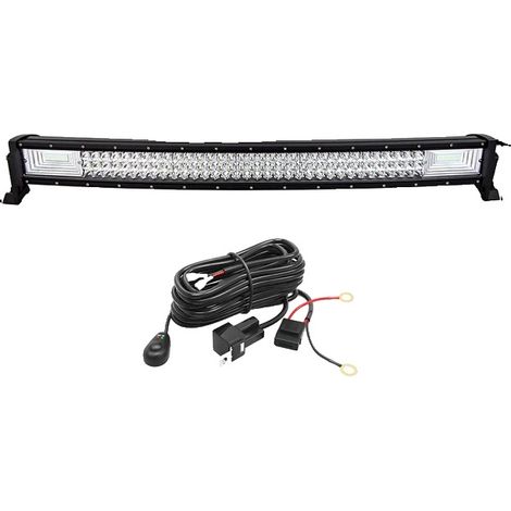 Barre lumineuse LED, Éclairage haute performance, Résistance durable aux intempéries, Fil courbé de 32 pouces (1/2)