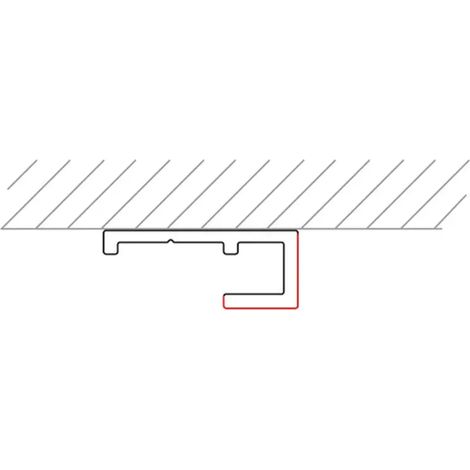 Roth Zubehör Vipanel Abschlussprofil 2550mm weiß, 1135010251