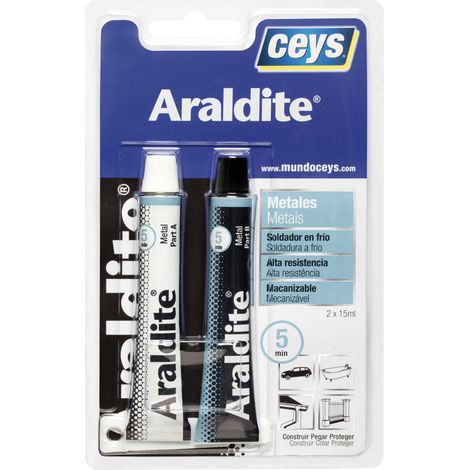 ceys araldite especial metales 15+15 ml blister - 510351 (510353) (1/4)
