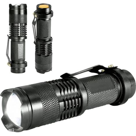 Eaxus Glow-X LED Mini lampe de poche avec clip ceinture à pile(s) 300 lm 40 g D988772