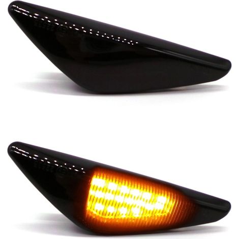 Luces intermitentes LED BMW, color negro - juego (1/5)