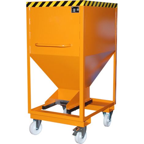 eurokraft pro, Conteneur-silo en forme d'entonnoir, mobile avec