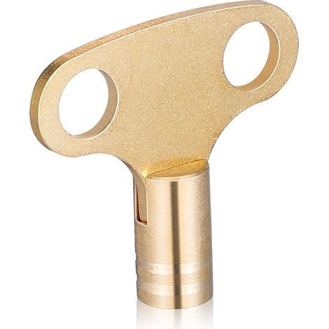 Clé de Purge D'air du Radiateur en Cuivre Pratique et Résistante, Outil pour Valve de Radiateur, Accessoire pour Système de Chauffage Domestique (1/5)