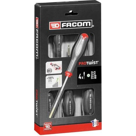 Set de Destornilladores Facom ProTwist Resistorx ATXR Torx 4 Piezas