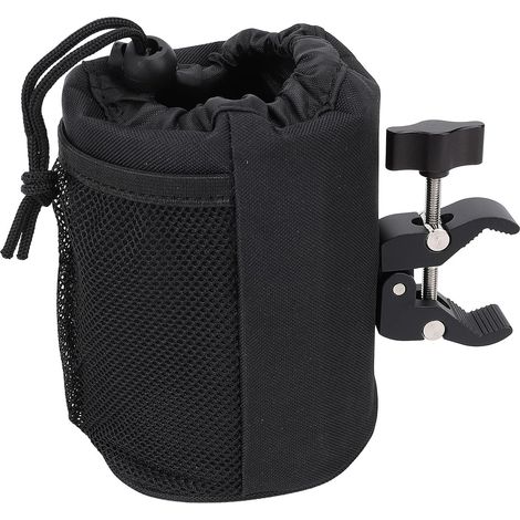 Porte-gobelet pour Moto, capacité de 710 ML (24 oz), avec 2 Poches en Filet et Pince Réglable, Compatible avec Moto, Quad, SSV, Scooter, Bateau et Kayak. (1/5)