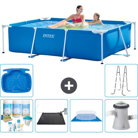 Intex Piscine Tubulaire Rectangulaire - 220x150x60 cm - 7-pièces S20820 (1/5)