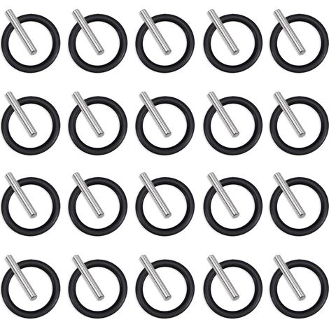 40 piezas de juntas tóricas y pasadores, anillo de impacto, accesorios para llave de impacto, vasos de impacto, accesorios para andamios, llave de impacto de 1/2'', cojinete de agujas (1/5)