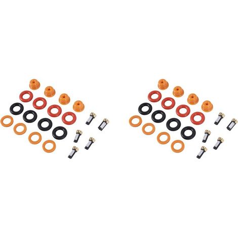 Due kit di riparazione per iniettori di carburante per motociclette BMW K100, codici articolo 0280150210 e 0280150705, che possono sostituire i componenti del kit AY-RK003.