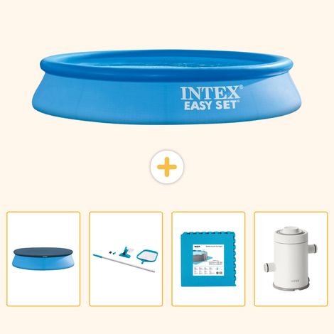 Intex Piscine Easy Set Ronde - 305x61 cm - 5-pièces  S17 (1/5)
