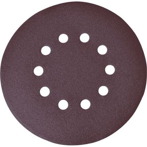 Scheppach Lot de 6 disques abrasifs - Ø225mm - Grain 80,100,120,150,180 et 240 (1pièce de chaque) - Pour DS920x - Accessoire - Consommable - Murs et plafonds