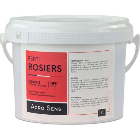 Ferti Rosiers - Engrais pour rosiers et plantes fleuries - Seau 1 kg (1/5)