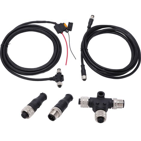 ZASCHMOY NMEA2000 Starter-Kit mit T-Stecker und Stromkabel – 3-Port-Adapter (Stecker und Buchse) IP67 für Netzwerk-, Simrad- und Lowrance-Anwendungen (1/4)