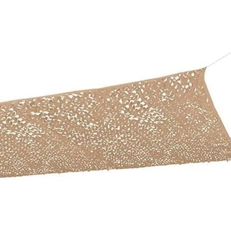 Filet camouflage décoratif en tissu Oxford - Camping et aventure - 3 x 4 mètres - Couleur sable (1/4)