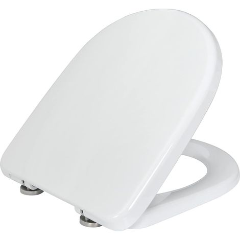 WOLTU Copriwater Universale Sedile WC Copri con Chiusura Ammortizzata Soft Close (1/8)