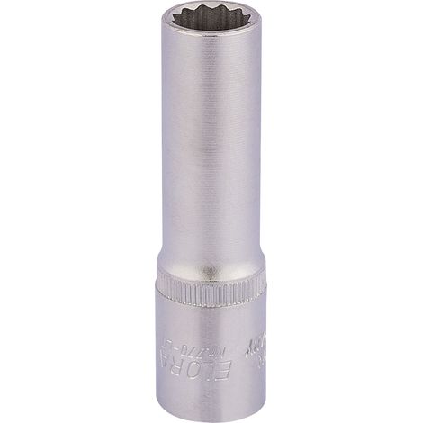 Draper 13mm Bi-Hex Deep Socket for 1/2" Drive – Metric Square Drive Deep Hexagon Socket, Model 11933 (1/5)