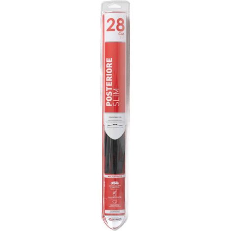 Spazzola slim posteriore 28cm â€“ 11 pollici universale
