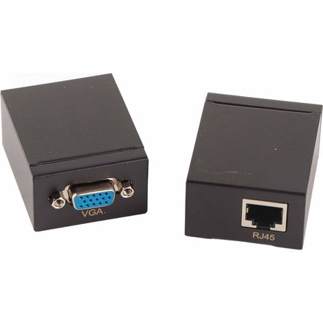 Émetteur-Récepteur VGA sur Caté5/6 avec Câble Ethernet 60M - Extension Vidéo Haute Résolution (1/5)