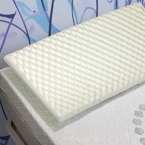 Dmora Talamo Italia almohada para cama, 100% Made in Italy, Almohada de viscoelástica masajeadora, hipoalergénica y transpirable, 73x43xh14 cm (1/4)
