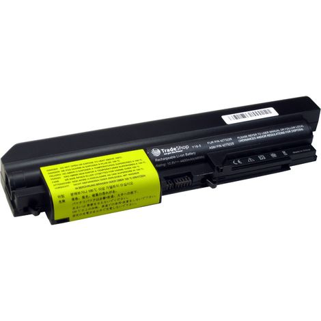 Trade-Shop Laptop Notebook AKKU 4400mAh ersetzt IBM 41-U-3198 42-T-5229 42-T-5230 42-T-5262 42-T-5263 41U3197 41U3198 42T5229 für IBM Lenovo ThinkPad 14.1" Zoll widescreen R61 R61i T61 R400 T400
