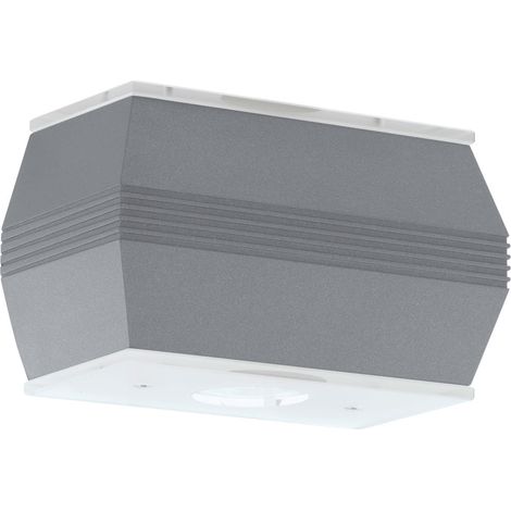 Lampada da esterno LED 10 watt faretto da parete in alluminio proprietà vetro illuminazione up down Eglo 93485 (1/5)