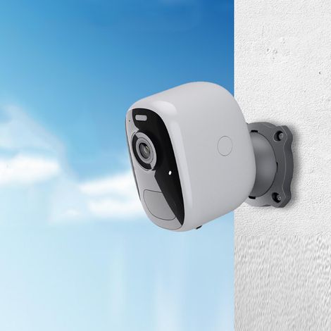 4-Megapixel-Überwachungskamera mit geringem Stromverbrauch, WLAN-fähig, kabellose Überwachungskamera (keine Verkabelung erforderlich) (1/5)