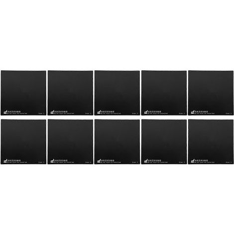10x 3D-Druckerzubehör 235x235mm Heizbett-Plattformaufkleber, passend für Ender-2 und Ender-3()