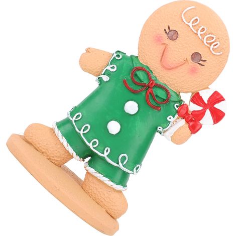 Figurines de pain d'épice pour enfants, décoration de table créative et mignonne pour Noël, idéale pour les bars et les vendeurs de bonbons. (1/5)