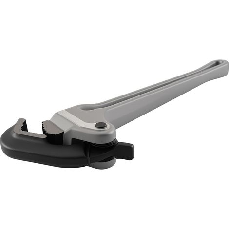 18" Self-Locking Aluminum Straight Pipe Wrench Automatic Jaw Tool (1/5)