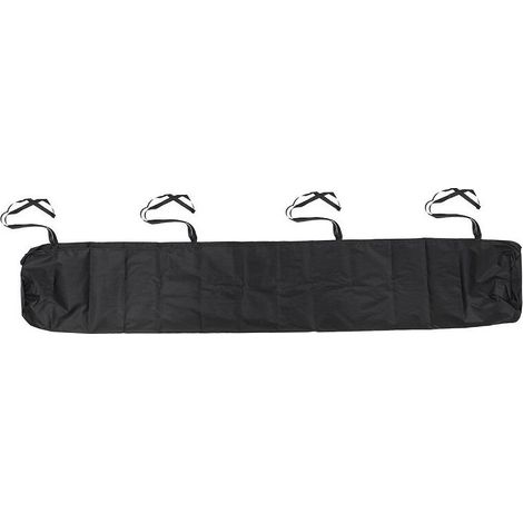 Housse de Protection pour Parasol de Terrasse 2m, Bâche Anti-UV et Anti-Poussière pour Store Jardin, Couverture Imperméable Noire (1/4)