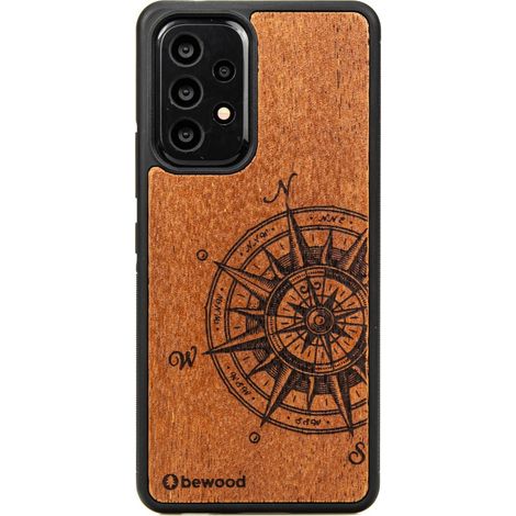 Custodia in legno per Samsung Galaxy A53 5G TRAVELER MERBAU (1/4)