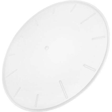 Moule Rond en Époxy pour Horloge, Grand Modèle en Silicone Blanc (1/5)