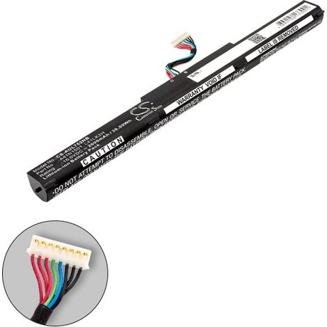 NX - Batterie ordinateur portable compatible Asus 15V 2600mAh - A41N1501L41LK2H (1/5)
