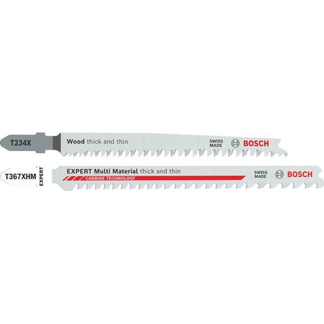 Bosch T234X+EXPERT Multi Material thick and thin T367XHM Stichsägeblätter-Set 26-tlg. - 2608665464 (1/5)