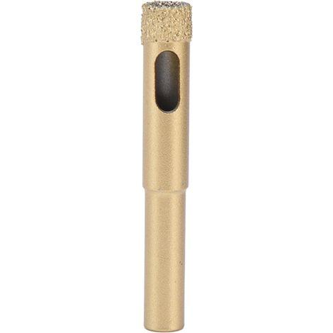 Foret diamant trépan perceuse coupe pour verre granit, tige ronde 10mm, outil de perçage (1/5)