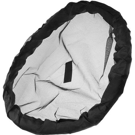 Couverture flottante noire pour plantes d'étang, adaptée aux plantes de bassin, avec une fine barrière en maille de polyester pour assurer une croissance saine des plantes, 12,5 pouces de diamètre. (1/5)