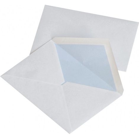 Briefumschläge mit Klebstoff, 114 x 162 mm, 50 Stück