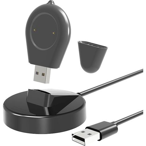 Chargeur Huawei Amazfit GTR3Pro, GTS3, T-ReX 2 montres, station USB 20x4x2cm, 40,5g, pack câble adaptateur (1/4)