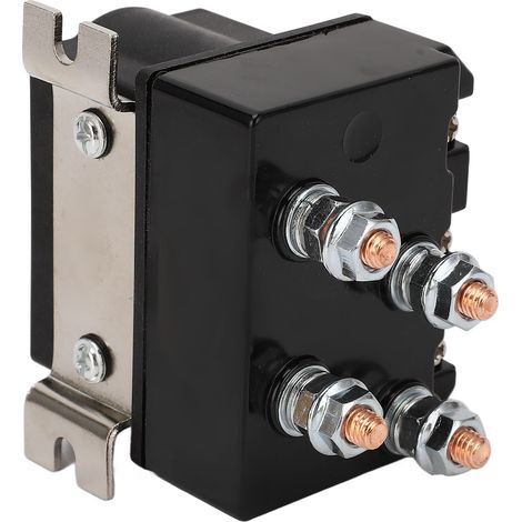 Relais de treuil électrique 250 A, boîtier ABS étanche, contacts en cuivre, bobine en laiton, contacteur de relais de treuil 12 V CC (1/5)
