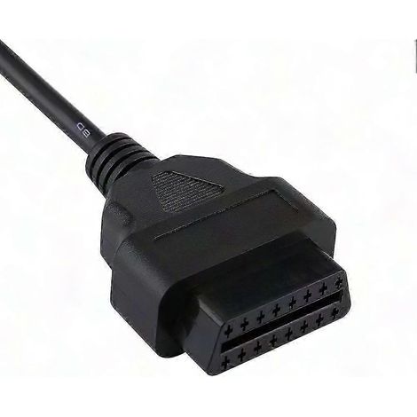 Adaptateur OBD2 16 vers 38 broches, câble de diagnostic pour véhicules, connecteur mâle, outil de test auto, fil de liaison robuste, interface électronique. (1/5)