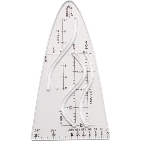 Règle à cosinus parabolique avec poignée ergonomique pour le (1/5)
