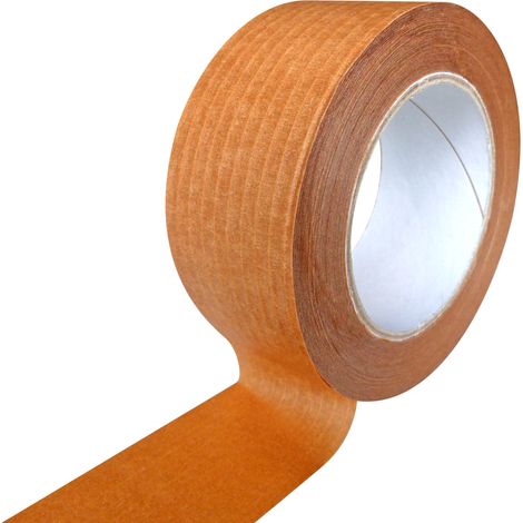 Lot de 6 Ruban adhésif kraft armé 80gr/m2 50mm x 450M Havane
