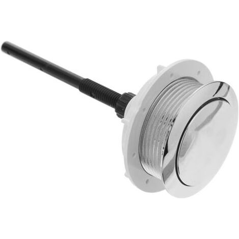 Bouton poussoir universel pour toilettes, bouton de chasse d'eau rond en ABS, installation facile pour la réparation des toilettes, convient pour la maison, l'hôtel, le bar, le club (1/4)