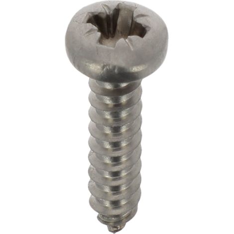 Vis à Tôle - Tête Cylindrique Bombée Pozidrive - Inox - Standard DIN 7981 - Fixation Carrosserie - Réf. 7040 - Sachet de 25 (1/4)