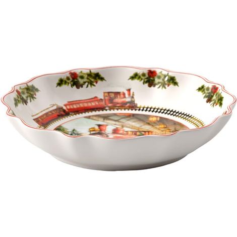 Annual Christmas Edition assiette creuse 2025 16,5 cm multicolore, bol Noël, assiette pour Noël, pièce à collectionner, vaisselle céramique, service de fête, porcelaine (1/4)