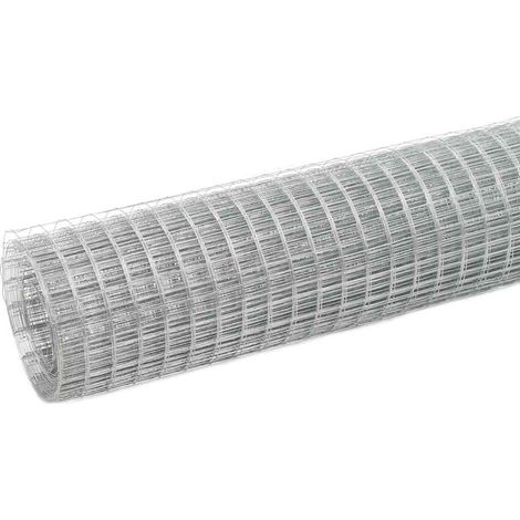 Maison Exclusive - Maschendraht Verzinkter Stahl 10x0,5 m Silbern