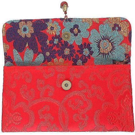 joli porte-monnaie, sac cadeau brodé, sac de rangement pour les fêtes de printemps (1/2)