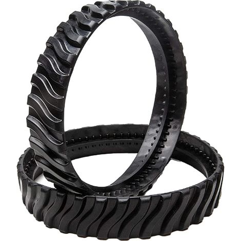 Lot de 2 pièces : Compatible avec les nettoyeurs de piscine Zodiac MX8 et MX6 — Accessoires de remplacement (Roues à chenilles / Chenilles / Pneus) — Fournitures pour piscine.