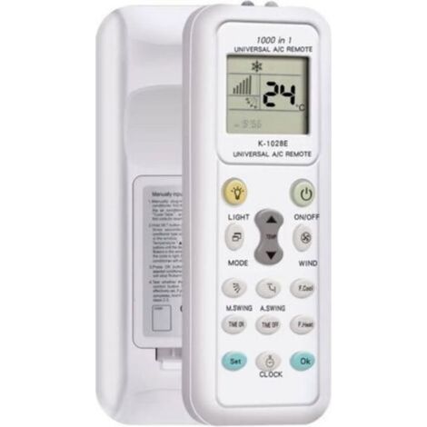 Télécommande universelle climatiseur, compatible toutes marques (Aermec, Airwell, Airton, ECO…). (1/4)