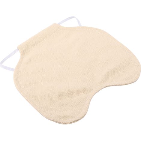 Protection anti-plumes pour animaux de compagnie, protège-ailes arrière, tablier de selle double (20 x 19,5 cm), kaki (1/5)
